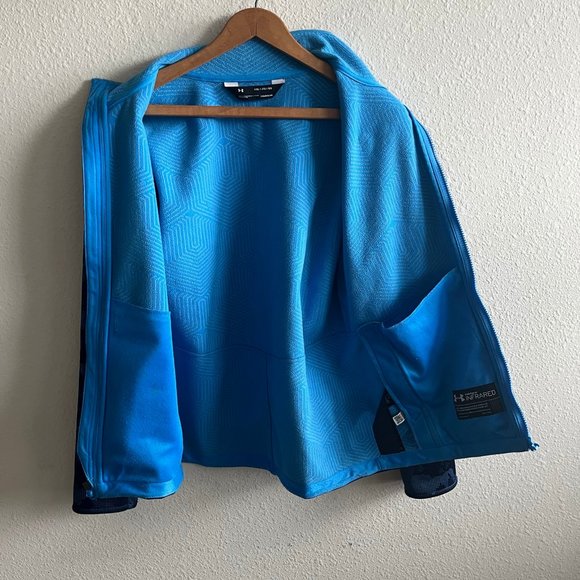 Under Armour Boys Storm Softershell Camo Full Zip Jacket Size YXL - Picture 11 of 14